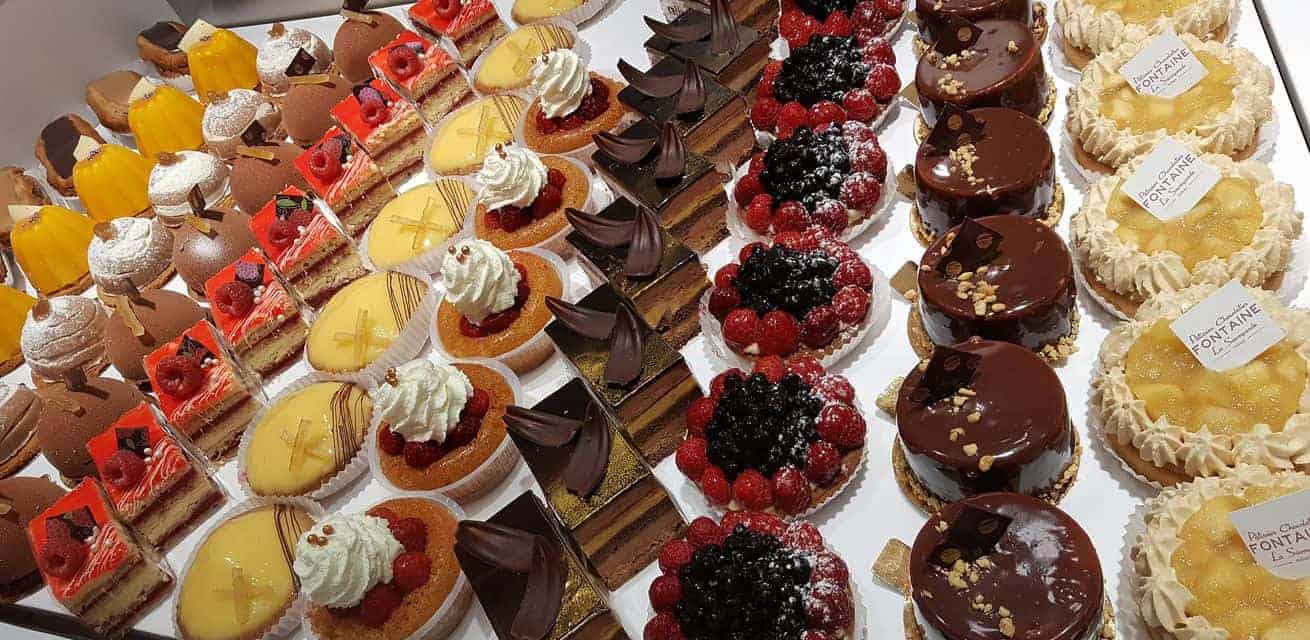 A variety of desserts and patisseries from Patisserie Fontaine