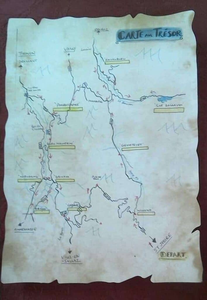 Treasure map by Debbie Bradbury