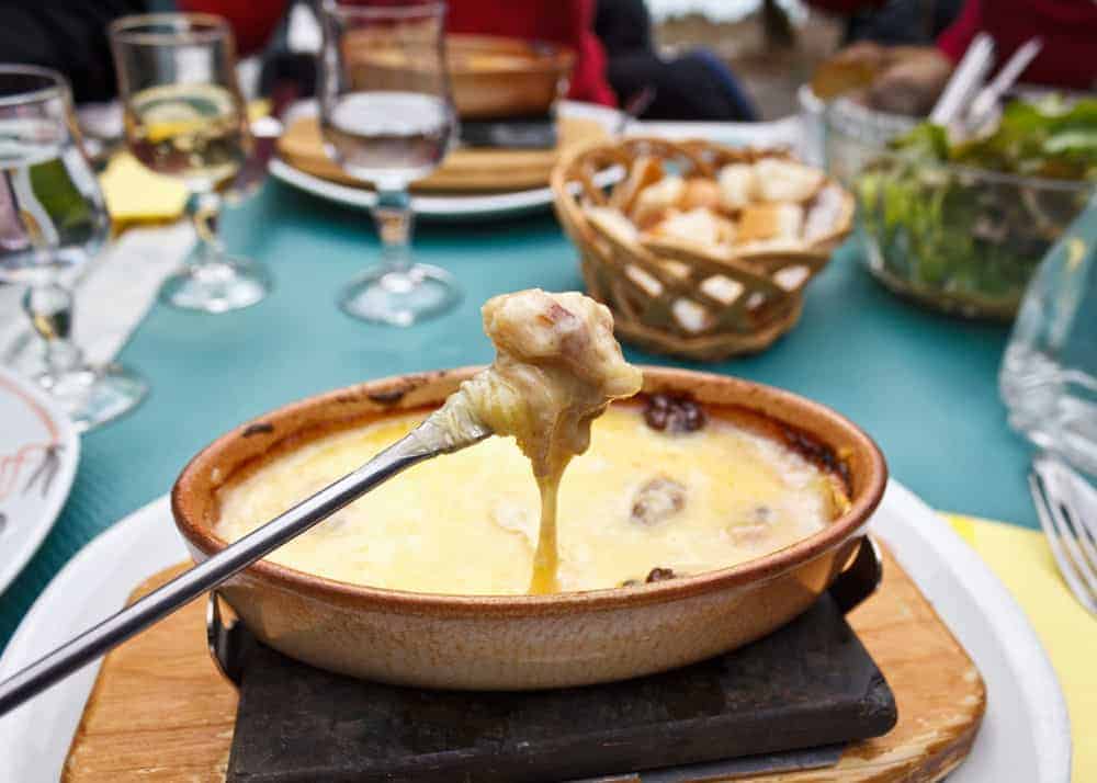 Fondue in Manigod