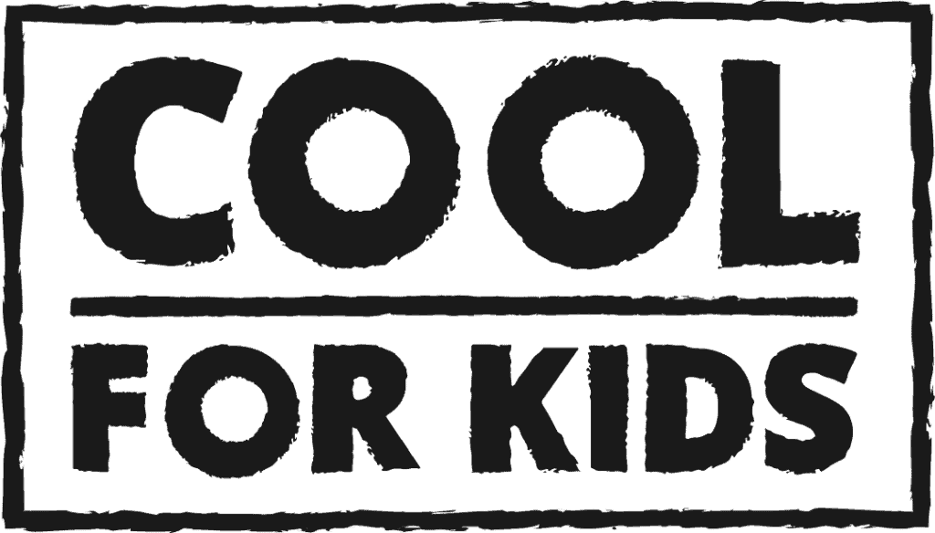 Logo Cool for Kids OVO Network, avec les mots cool et for kids séparés par une ligne
