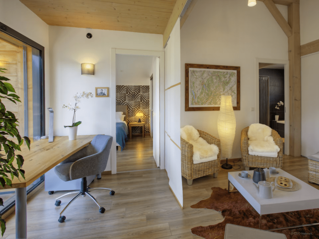 Chalet de Rollon work space