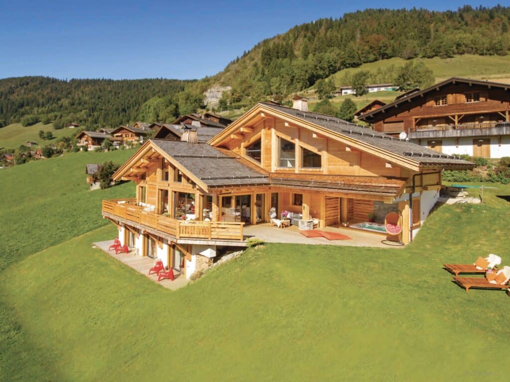 Chalet Alti exterior shot in summer