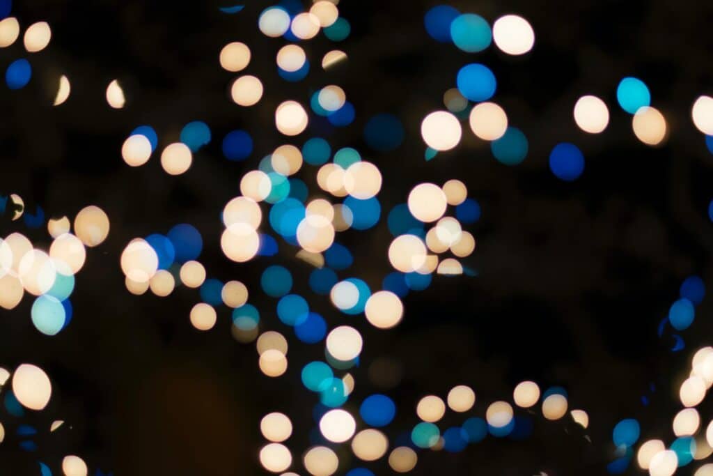Illuminations light up the night sky