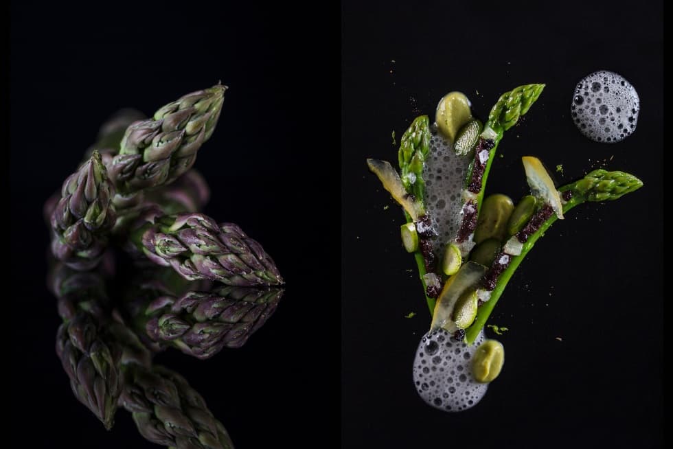 Asparagus gets a contemporary treatment