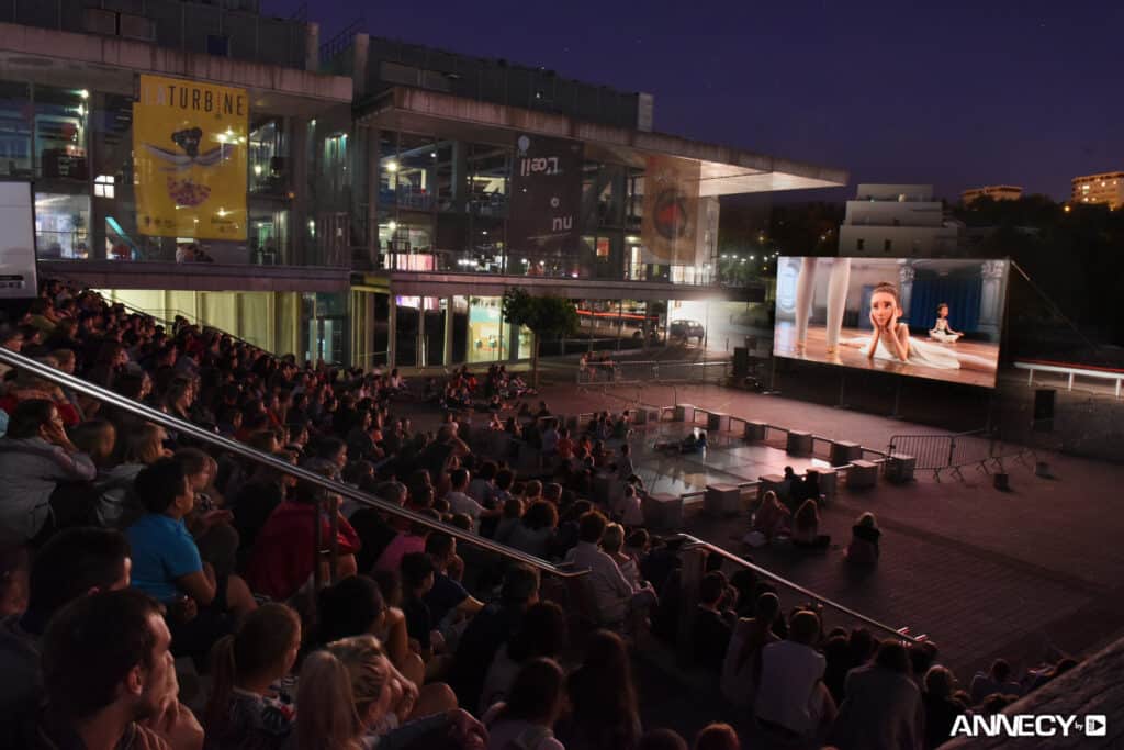 Une projection lors du Festival du film d’animation d’Annecy.