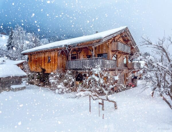 Chalet Keramis à Morillon sous la neige