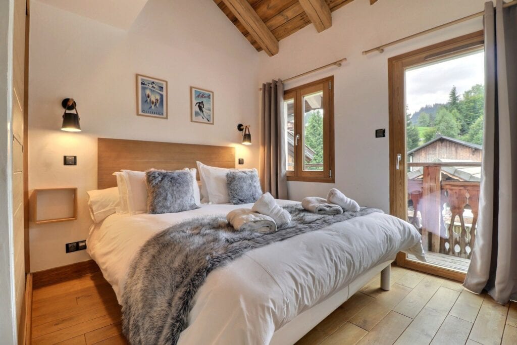 One of the bedrooms at The Loft