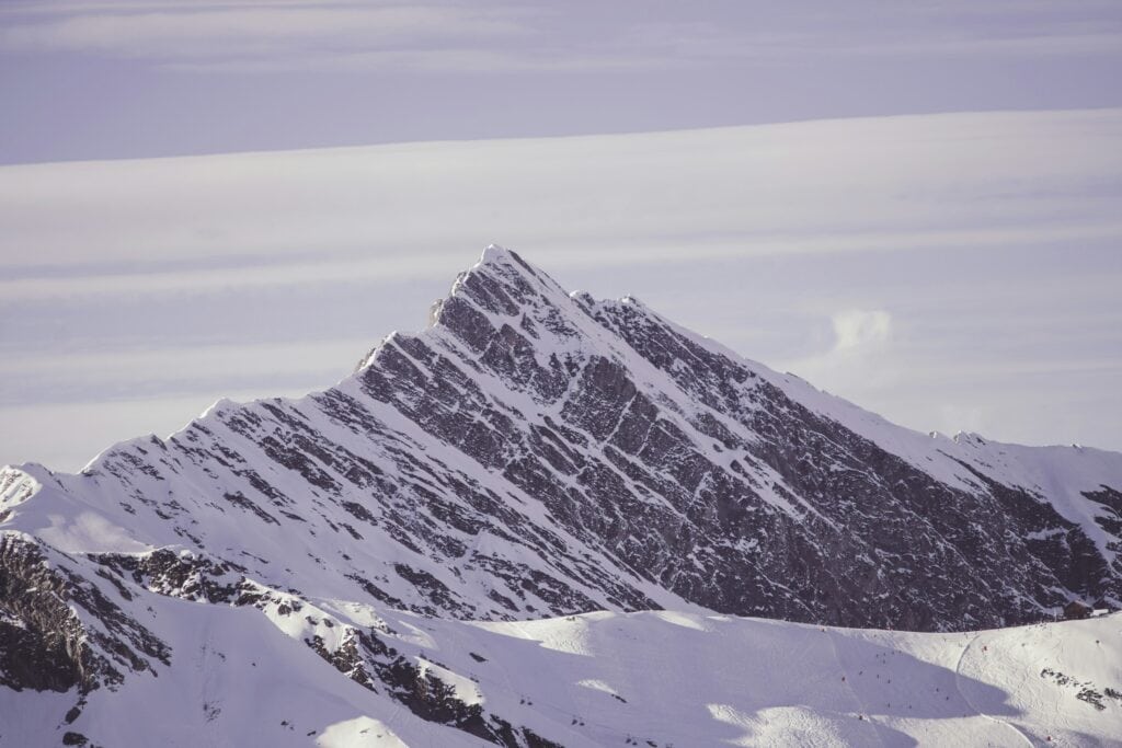 Le sommet du glacier d'Hintertux, en Autriche, très bon endroit pour le ski d'été.